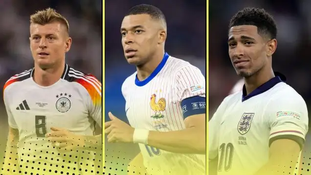 Euro 2024 Player of the Tournament Toni Kroos Kylian Mbappe Jude Bellingham