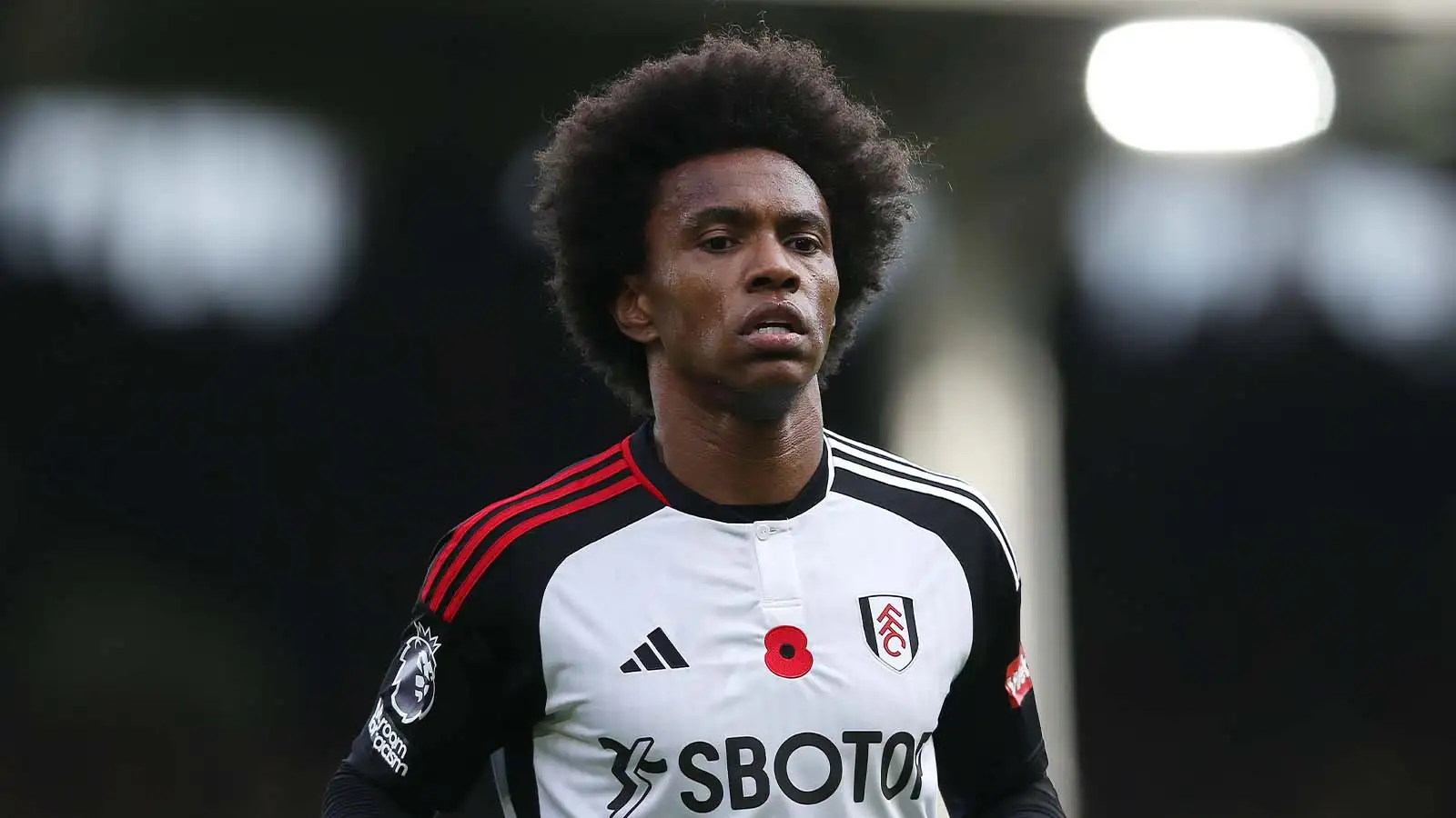 Willian of Fulham in action in the Premier League