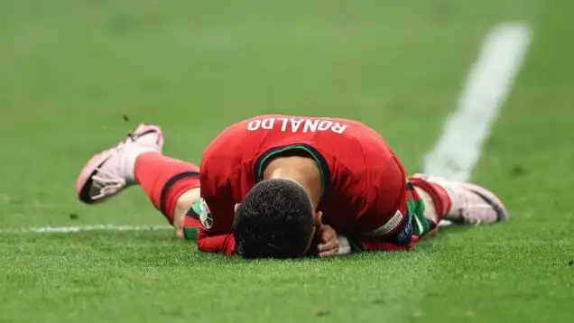 Frankfurt, Germany. 1st July, 2024. Cristiano Ronaldo (Portugal) during the UEFA Euro Germany 2024 match between Portugal 3-0 Slovenia at Frankfurt Arena on July 01, 2024 in Frankfurt, Germany.