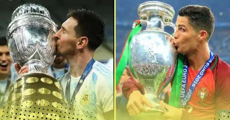 Comparing Cristiano Ronaldo’s Euro record with Lionel Messi’s record at Copa America