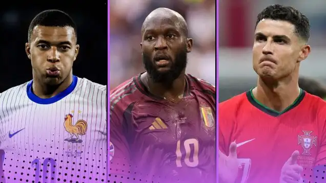 Kylian Mbappe, Romelu Lukaku, Cristiano Ronaldo