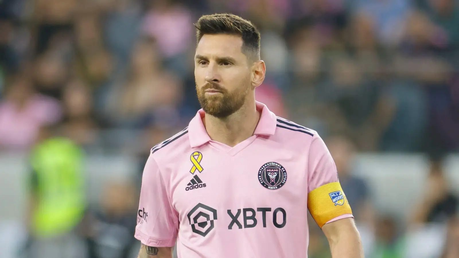 Los Angeles, United States. 03rd Sep, 2023. Inter Miami's Lionel Messi (10) in action during an MLS soccer match against the Los Angeles FC. Inter Miami CF 3:1 Los Angeles FC.