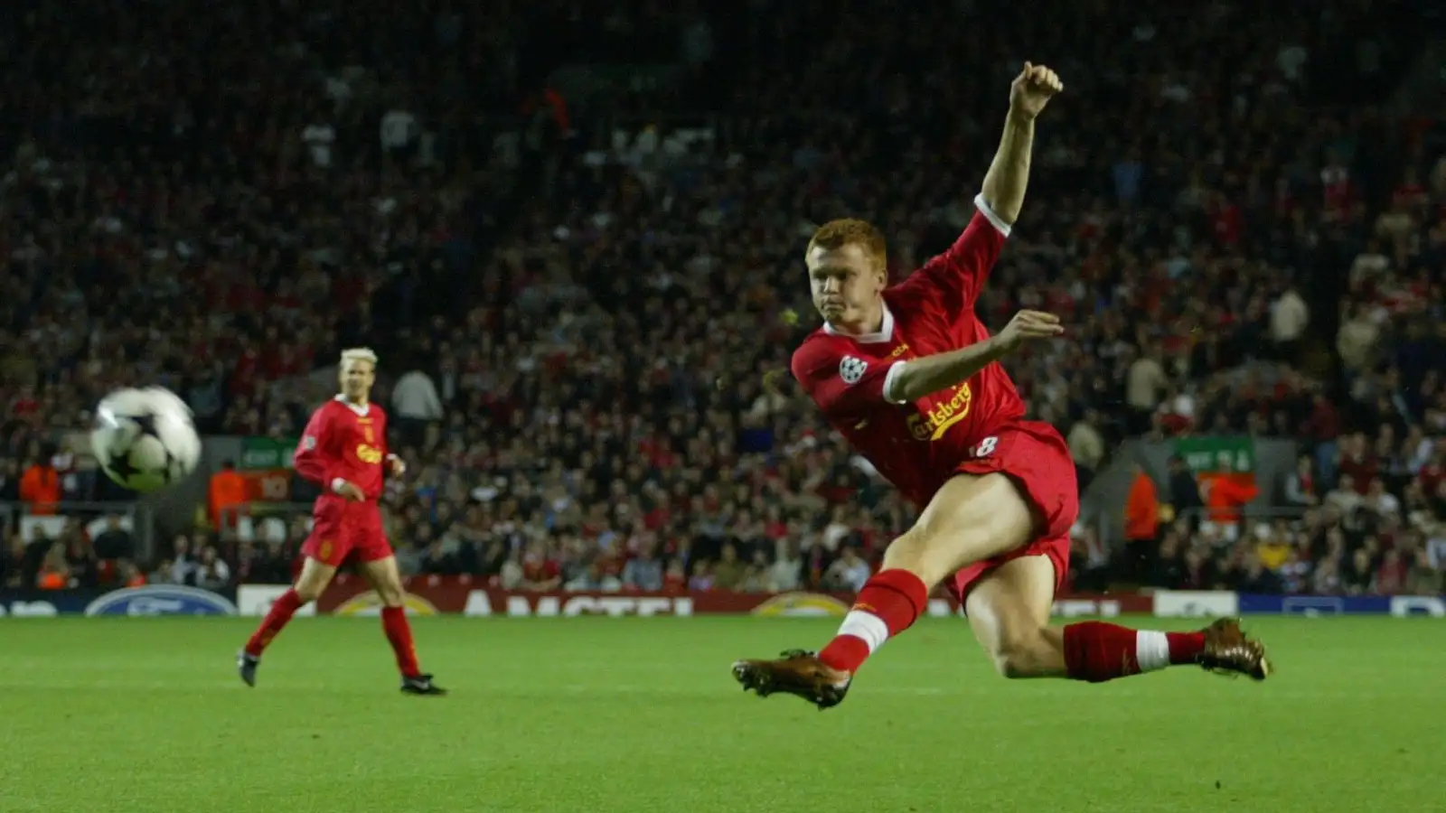 John Arne Riise was famed for his rocket shots at Liverpool.