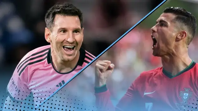 Lionel Messi Cristiano Ronaldo Records Compared 2024 Goals Assists