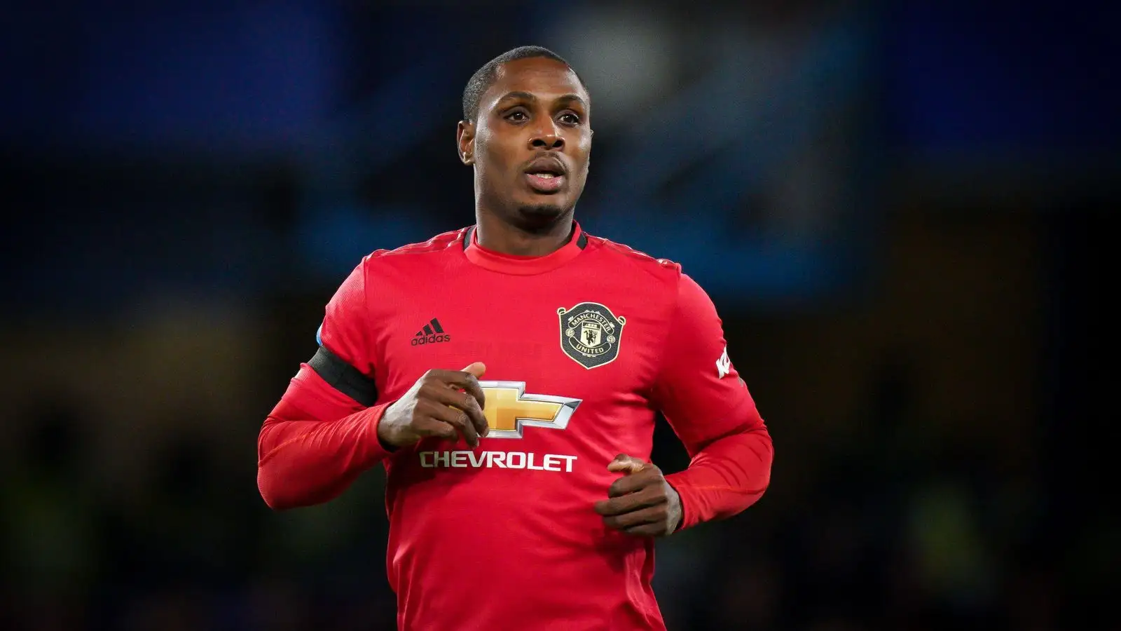 Odion Ighalo (on loan from Shanghai Shenhua) of Man Utd makes his debut during the Premier League match between Chelsea and Manchester United