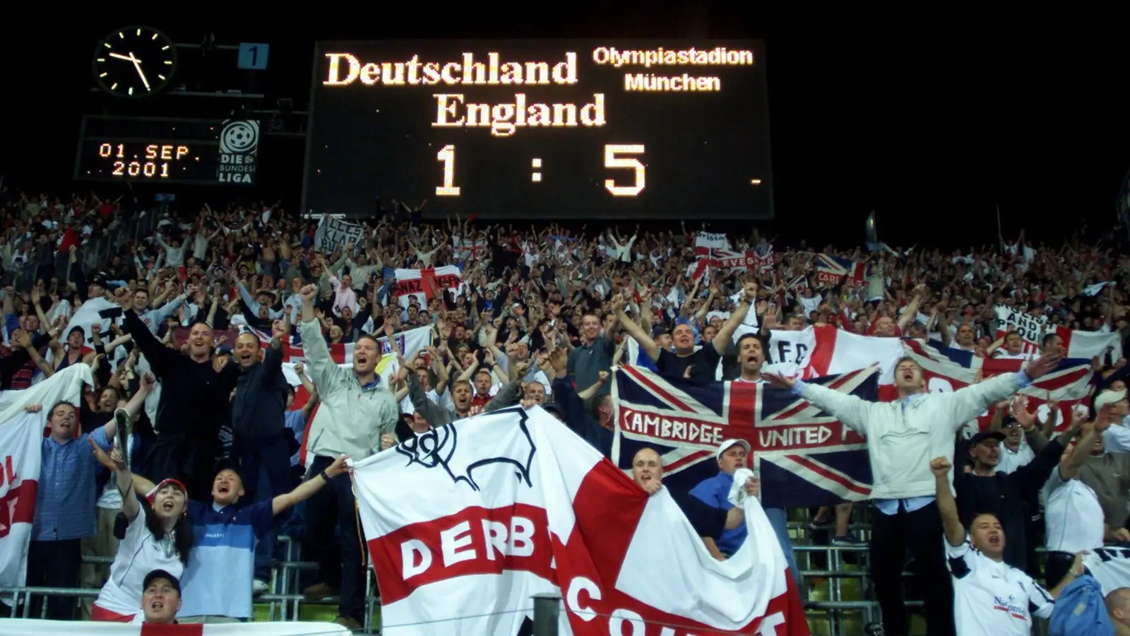 Can you name England’s XI from the 5-1 win over Germany in 2001?