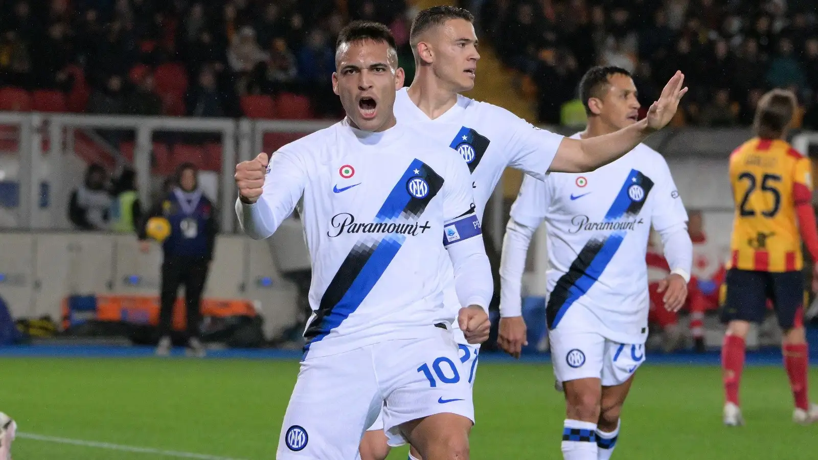 Inter Lautaro Martinez celebrates 2023-24