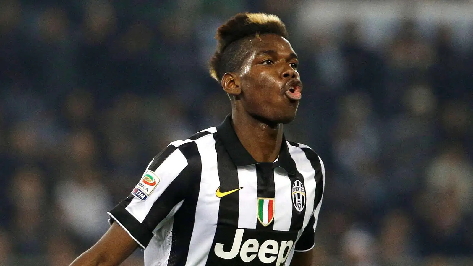 Juventus' Paul Pogba celebrates