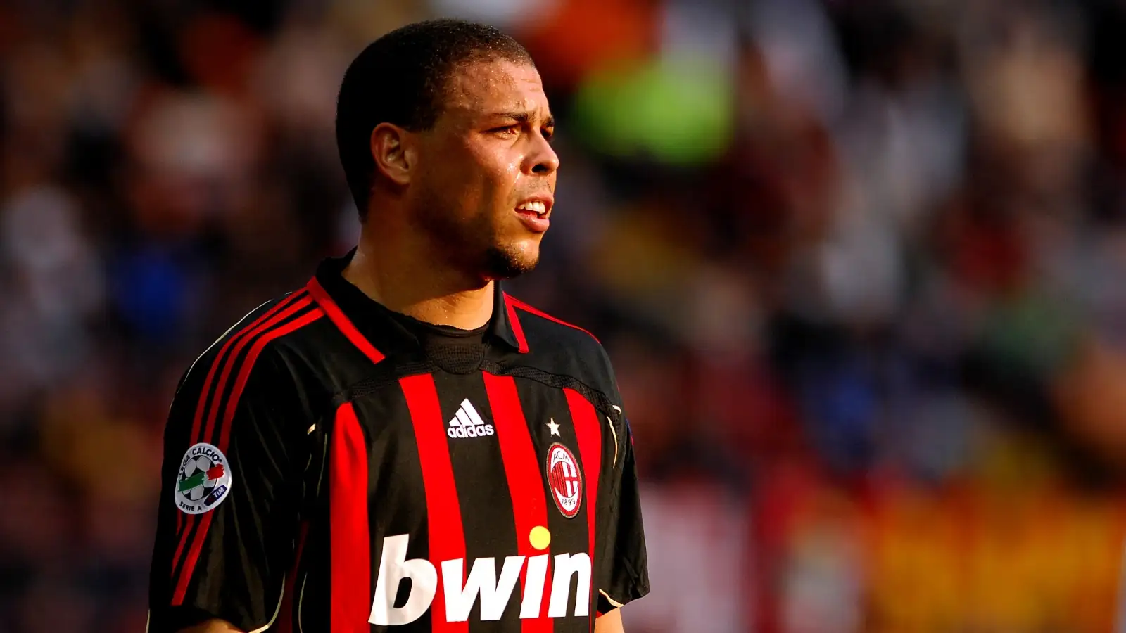 AC Milan's Ronaldo during their Serie A victory over Atalanta at San Siro, Milan, March 2007.