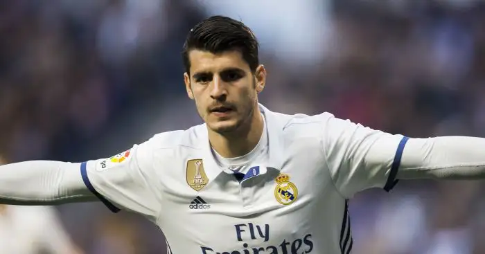 How do Alvaro Morata’s 2016-17 stats compare to Diego Costa’s?